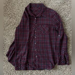 Blackmilk button cuff flannel